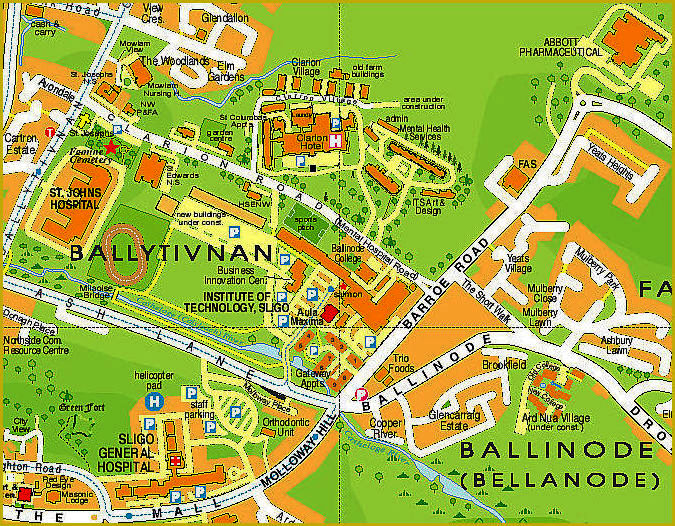 North Sligo Town Map